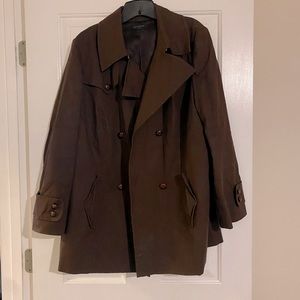 Brown Mid Length Coat